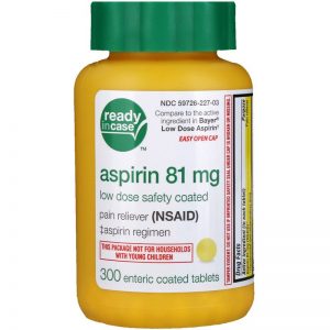 אספירין 81 מג' מצופה - אריזת חיסכון