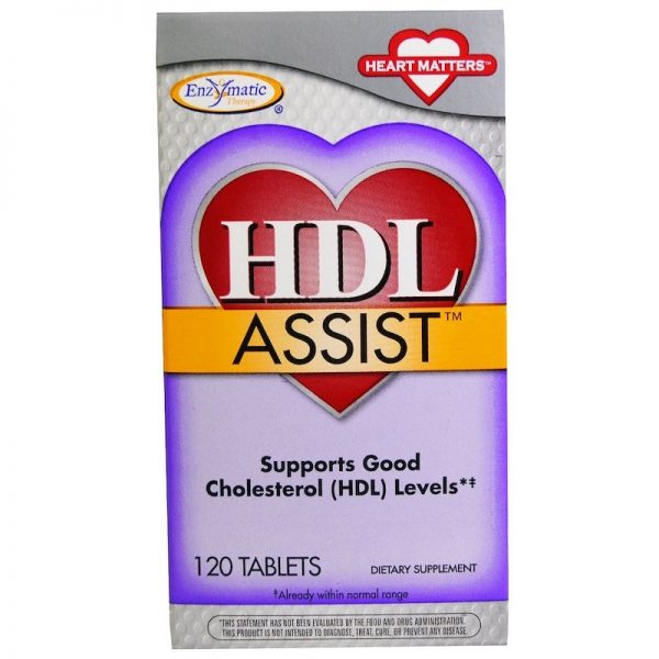 טיפול אנזימטי, HDL בכולסטרול 120 טבליות-חדש