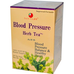 תמיכה בהורדת לחץ דם, תה צמחים