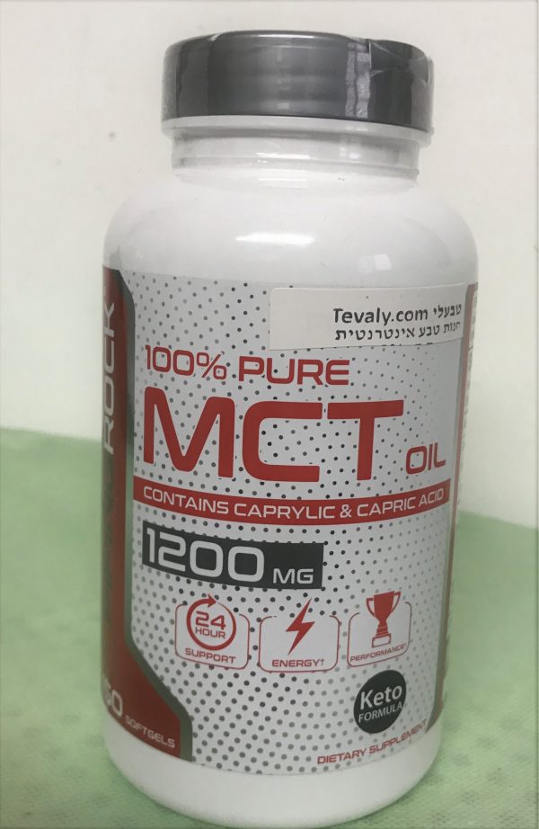 MCT- KETO שמן טהור בכפסולות( 150יח')