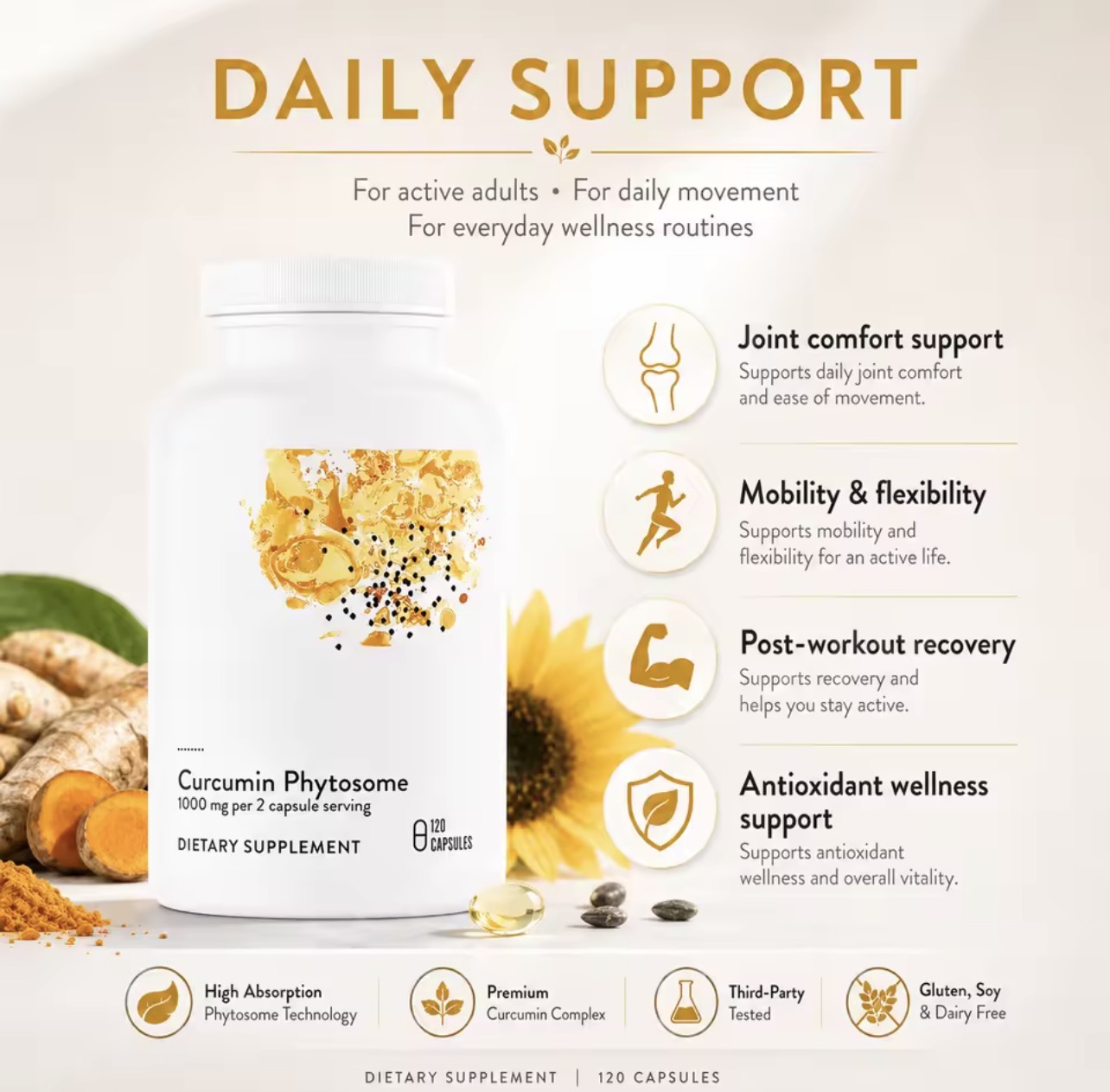 כורכום - כורכומין פיטוזום Curcumin Phytosome® – הכורכומין המתקדם לספיגה יעילה יותר – תמונה 5